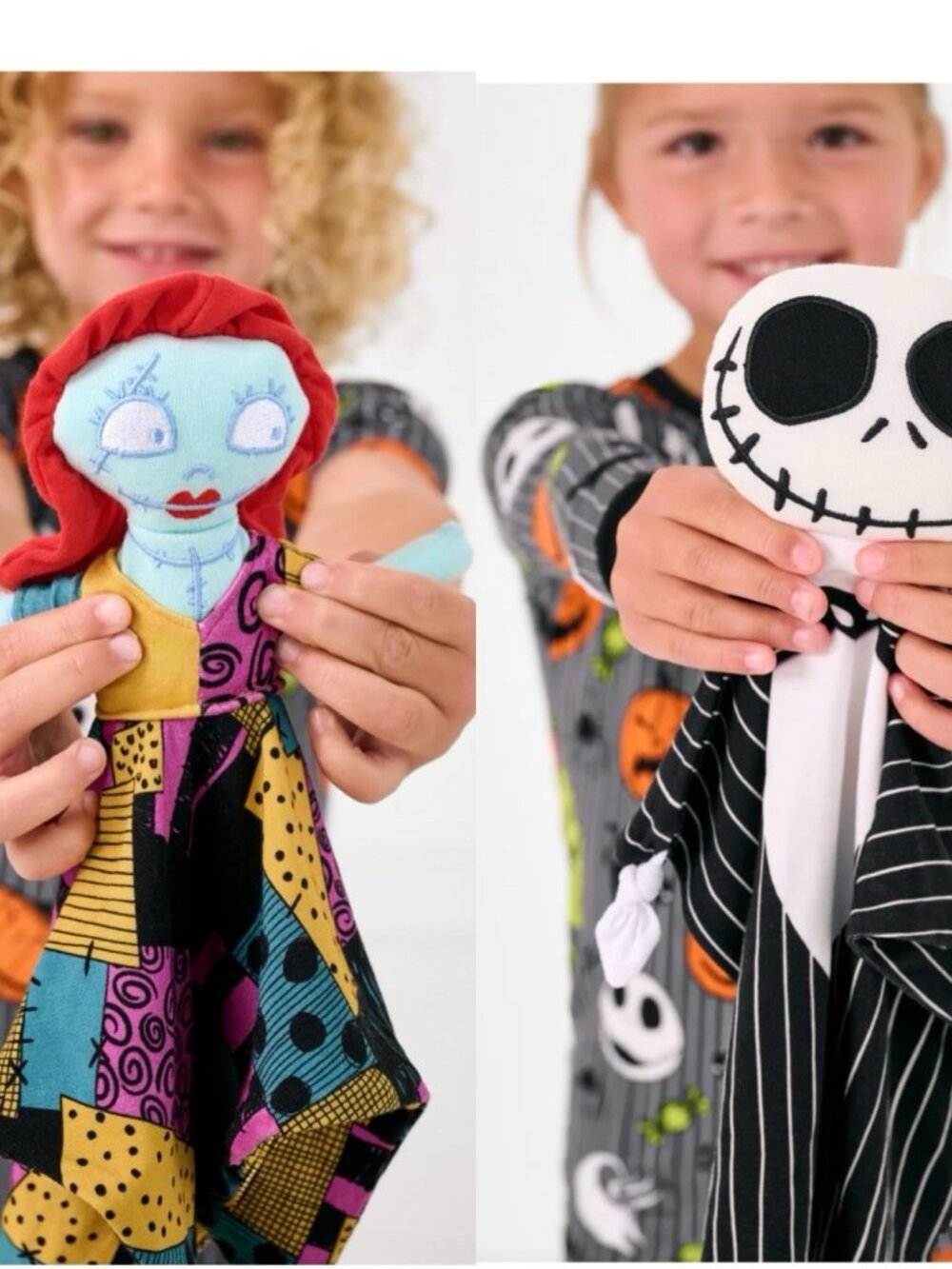 New Little Sleepies  Disney Lovey Nightmare Before Christmas Jack Sally Security